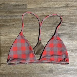 Acacia Red Check top